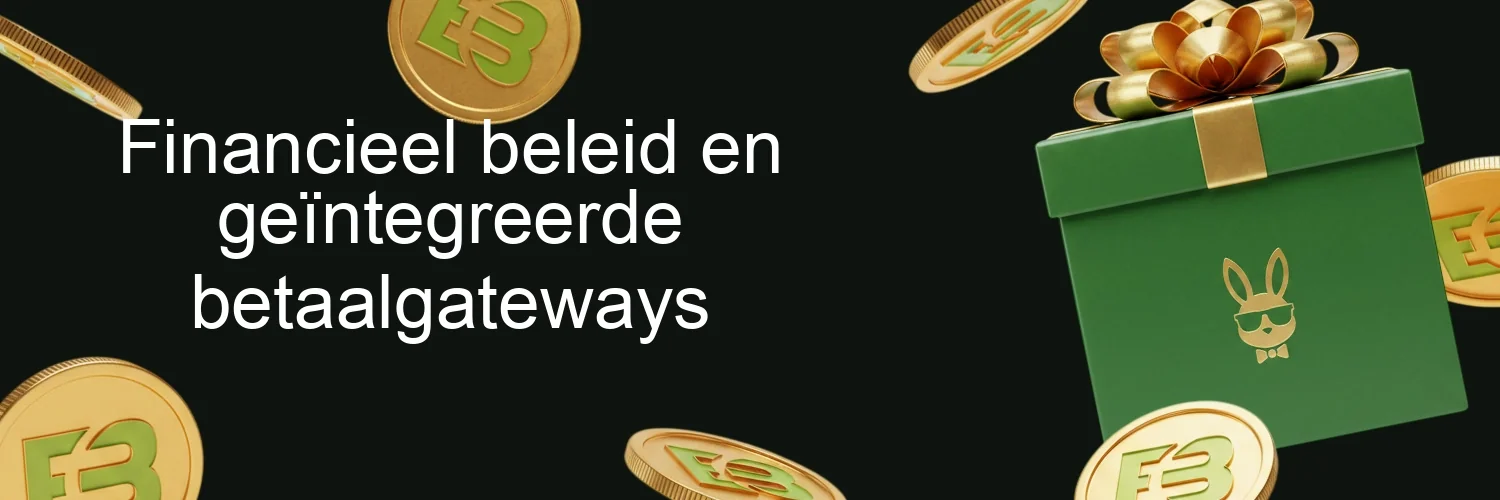 Financieel beleid en geïntegreerde betaalgateways